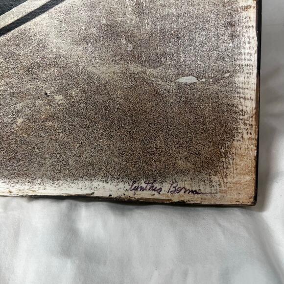 Decoupage Photography Art “Castellamare Stairs” PCH Artist Signed Minimalistic - Picture 5 of 6